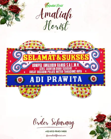 Papan Bunga Ucapan Selamat Airmadidi